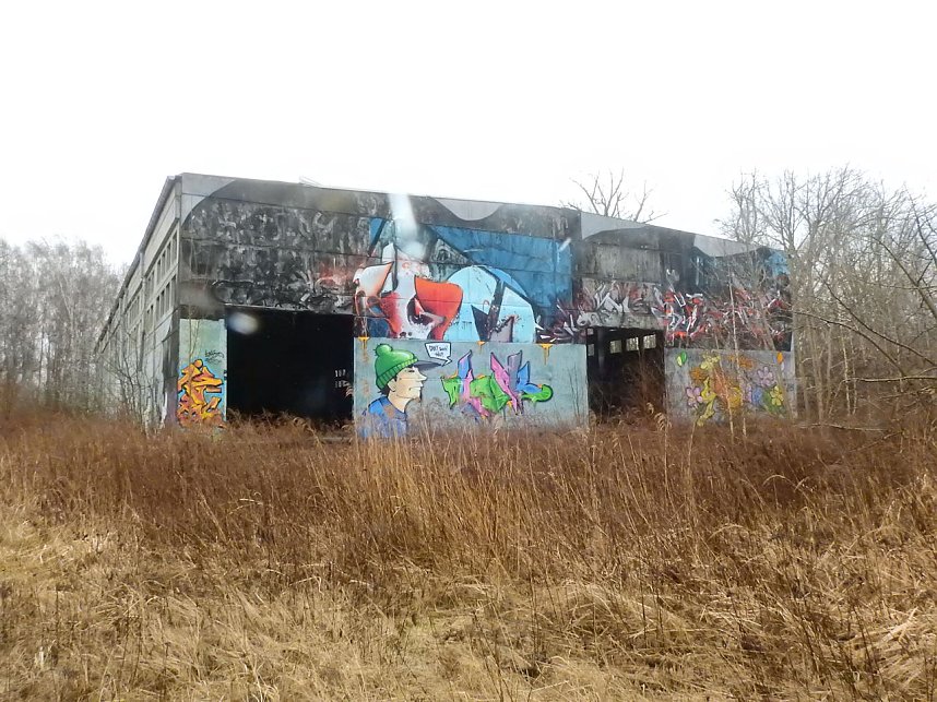 Peter Blei in der Brikettfabrik