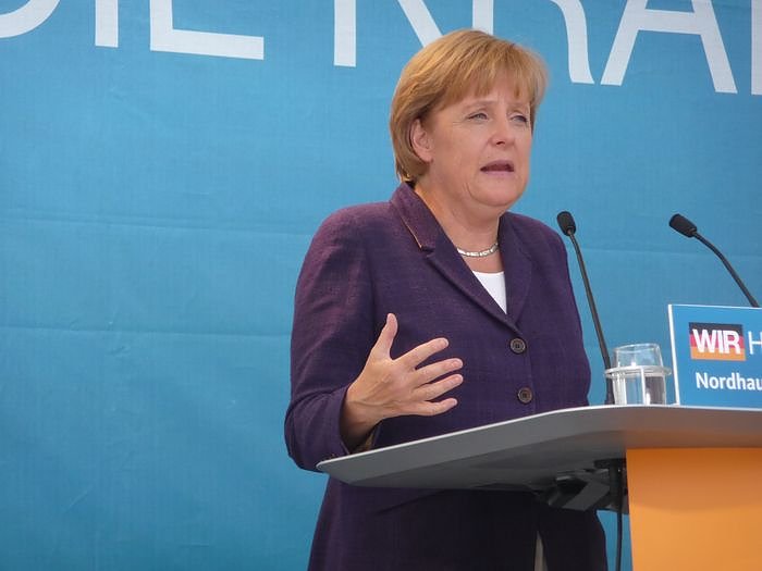 Besuch von Angela Merkel in Nordhausen