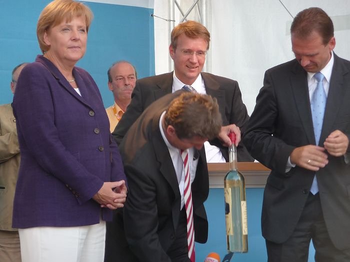 Besuch von Angela Merkel in Nordhausen
