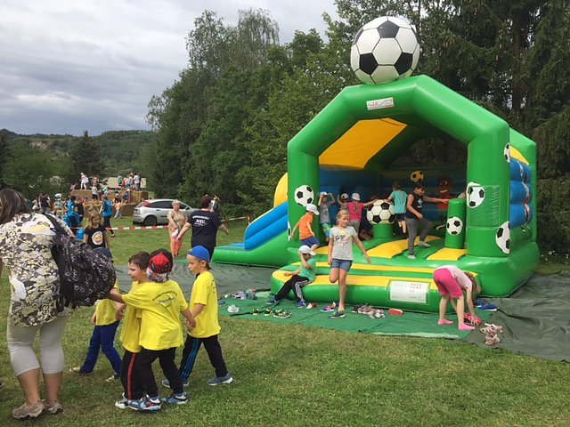 Gro&szlig;er Sport- und Spieltag bei der Firma Knauf in Rottleberode