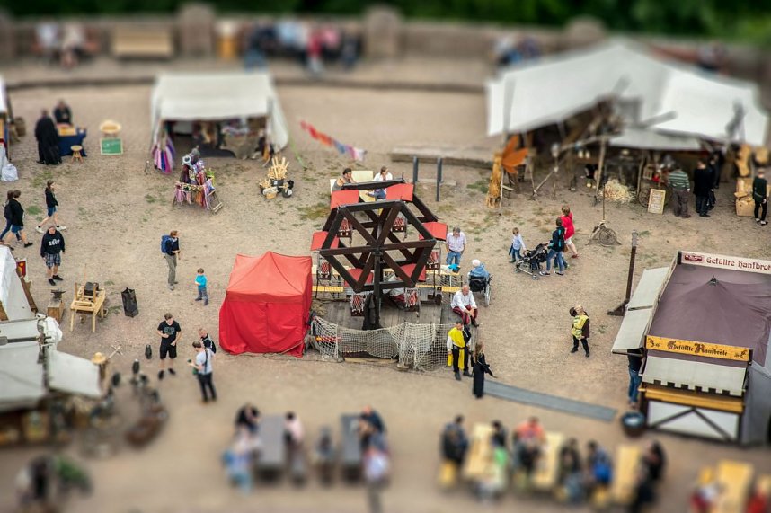 Mittelalterliches Treiben am Kyffh&auml;user