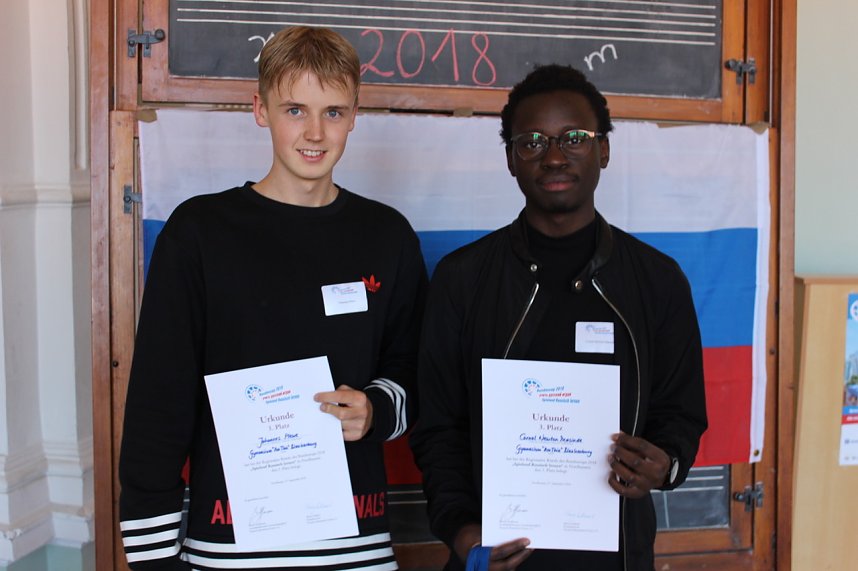 3. Platz: Cornel Newton Masinde und Johannes Plewe