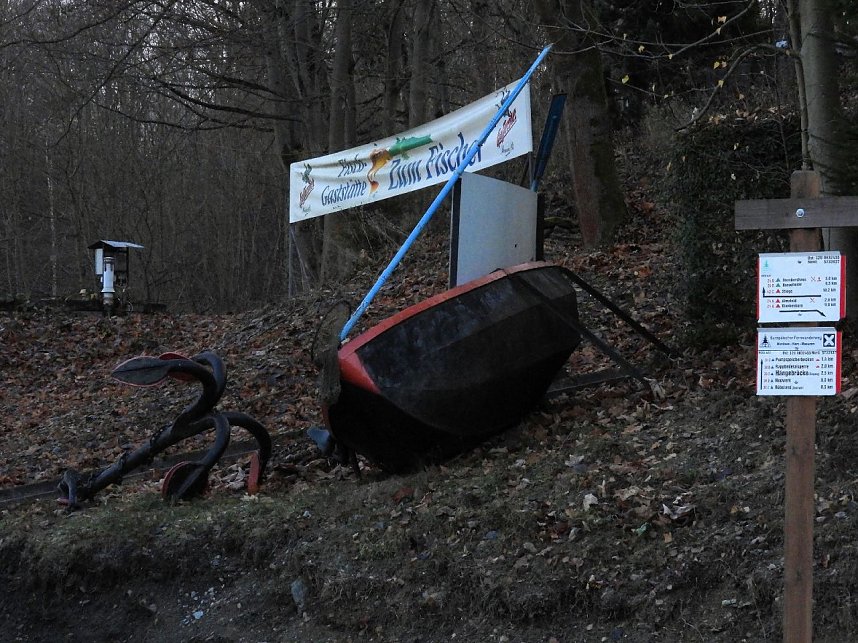 Wenig Wasser in der Talsperre