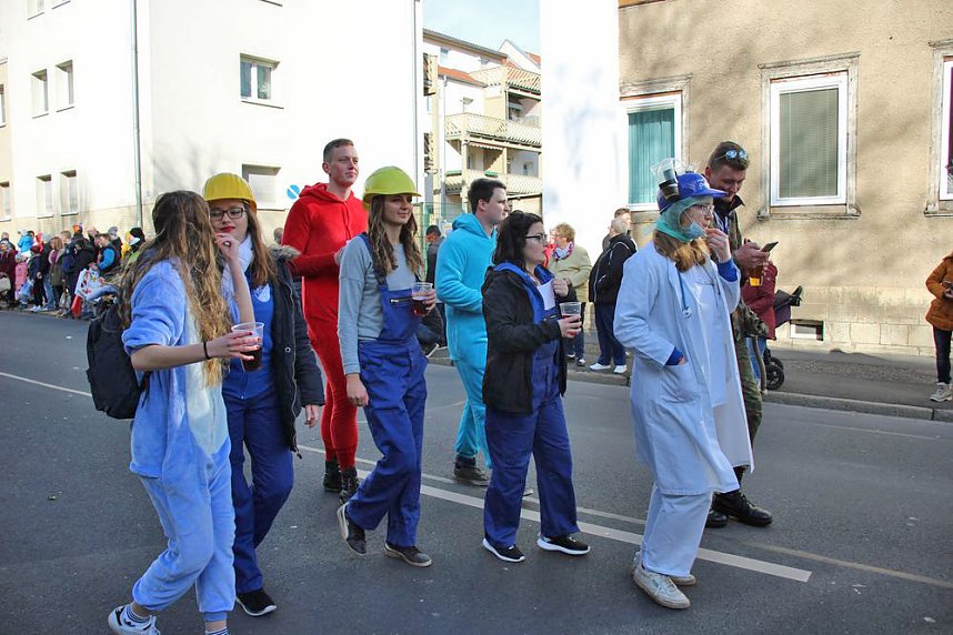 Der Rosenmontagsumzug in Sondershausen (2)