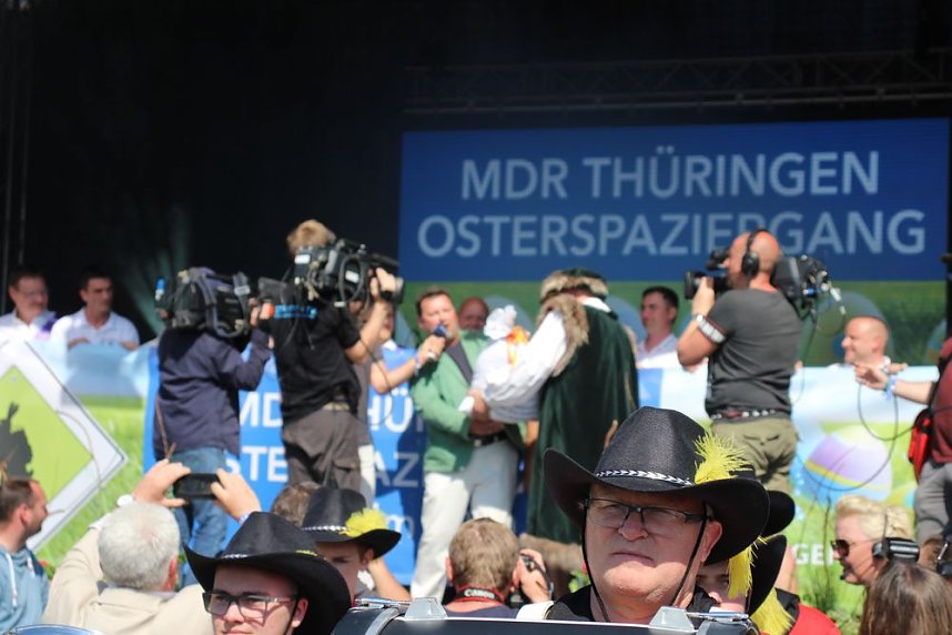 Gro&szlig;artiger MDR Osterspaziergang in Bad Frankenhausen