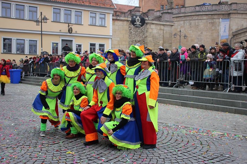 Rosenmontag auf dem Markt Sondershausen