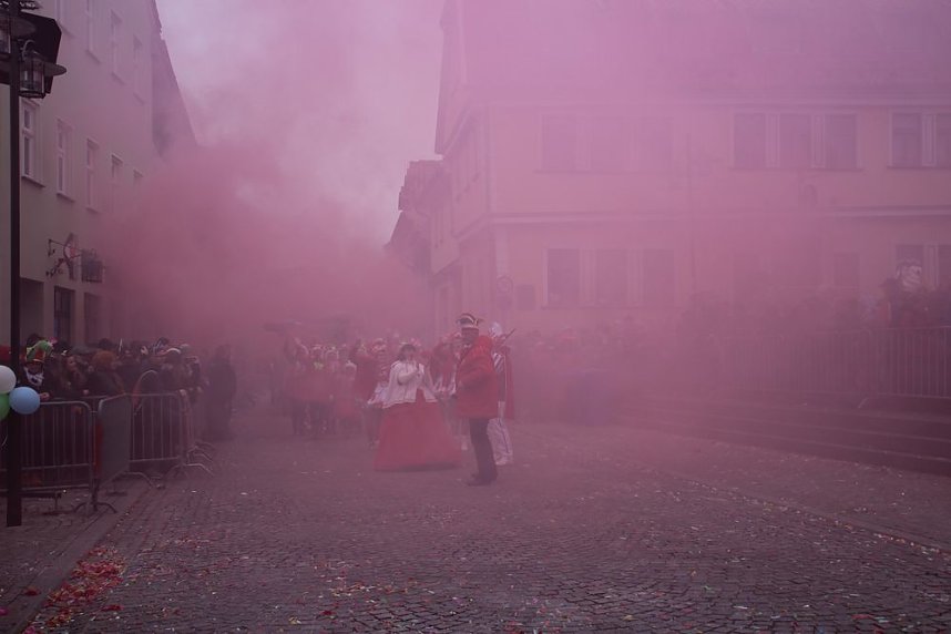Rosenmontag auf dem Markt Sondershausen