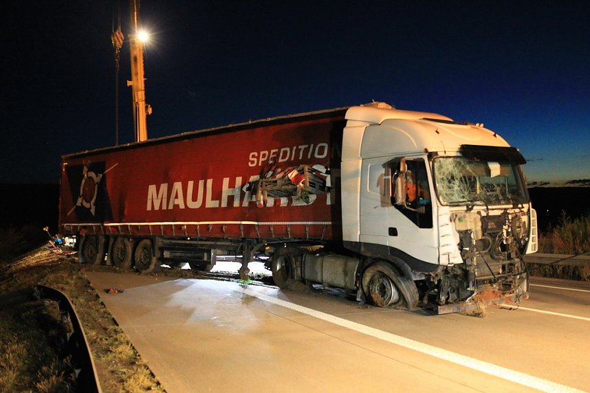 Bergung auf der Autobahn