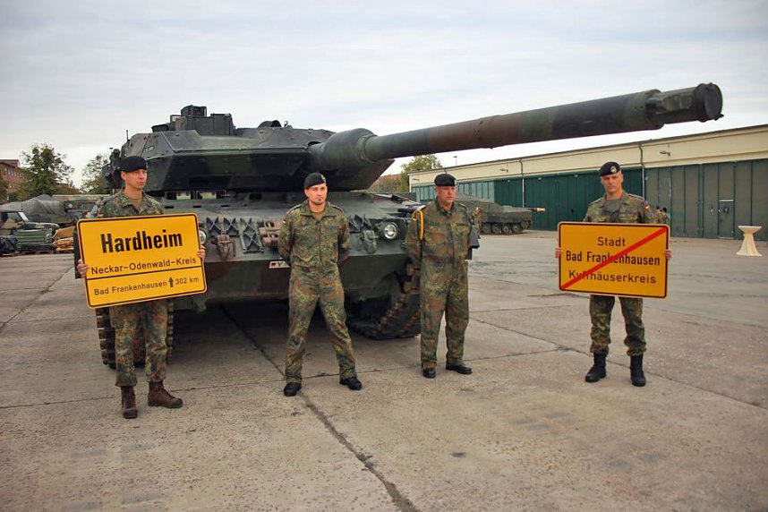Panzerkompanie in Bad Frankenhausen verabschiedet 