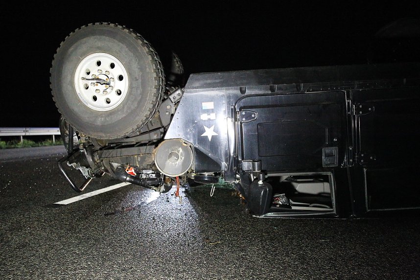 Unfall auf der Autobahn