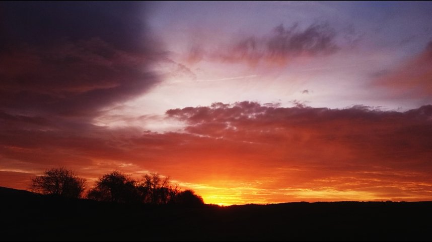 Sonnenaufgang bei Neustadt