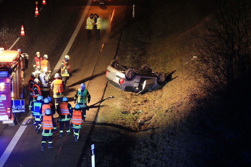 Unfall auf der A38 bei Werther