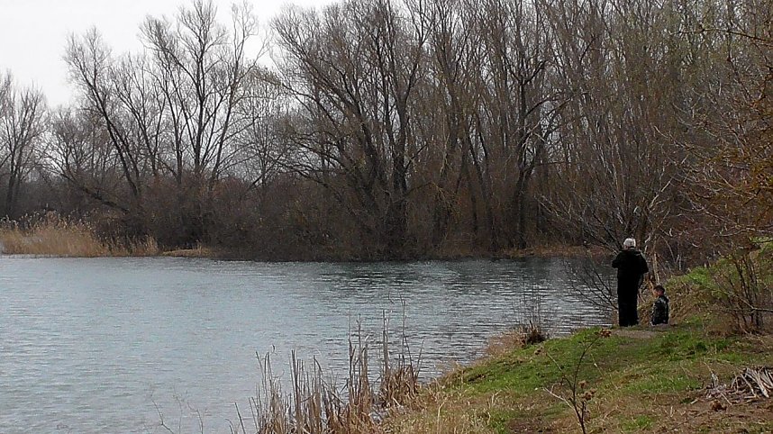 Alte Kiesgrube in Berga 