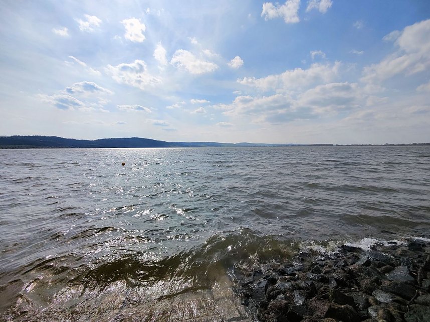 Peter Blei unterwegs am Stausee Kelbra