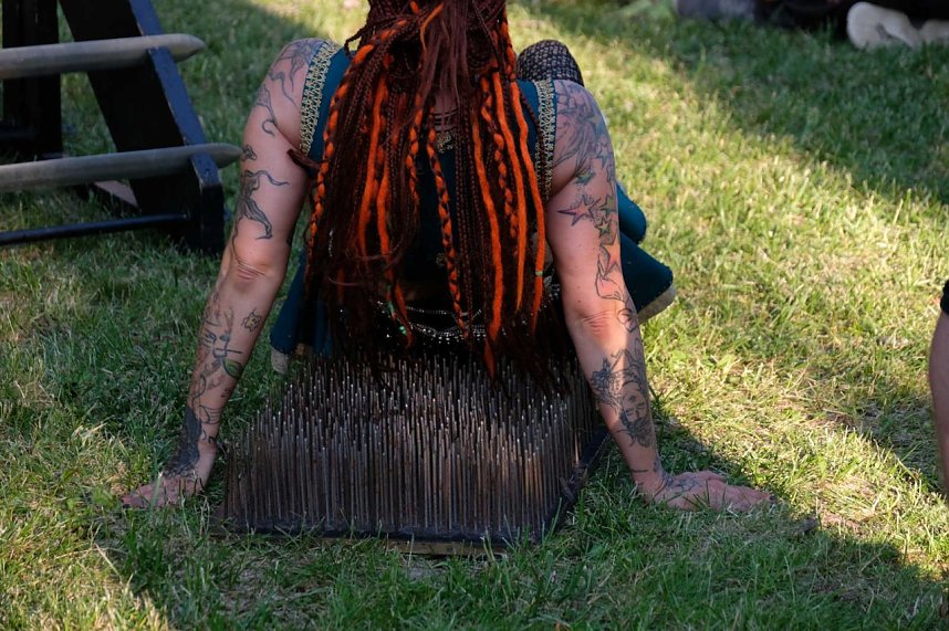 Ritterspektakel auf der Ronneburg zum Pfingstsamstag