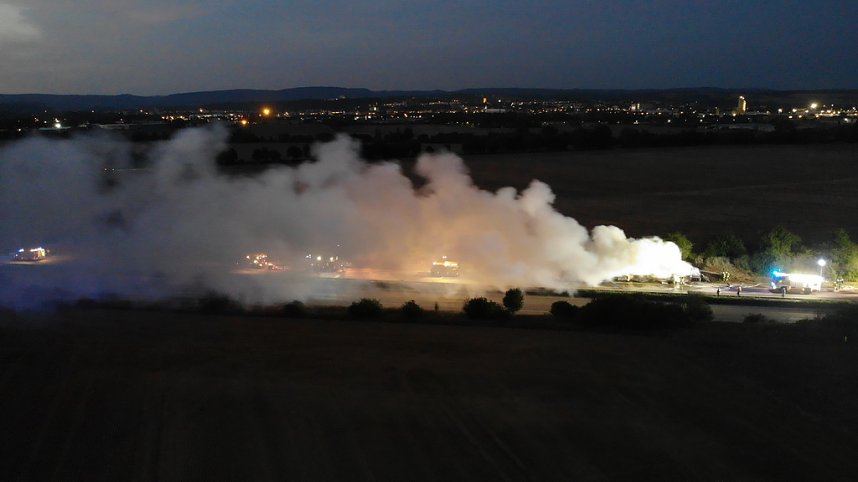 Schwerer Unfall auf der A 38
