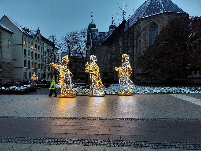 Peter Blei unterwegs in Magdeburg