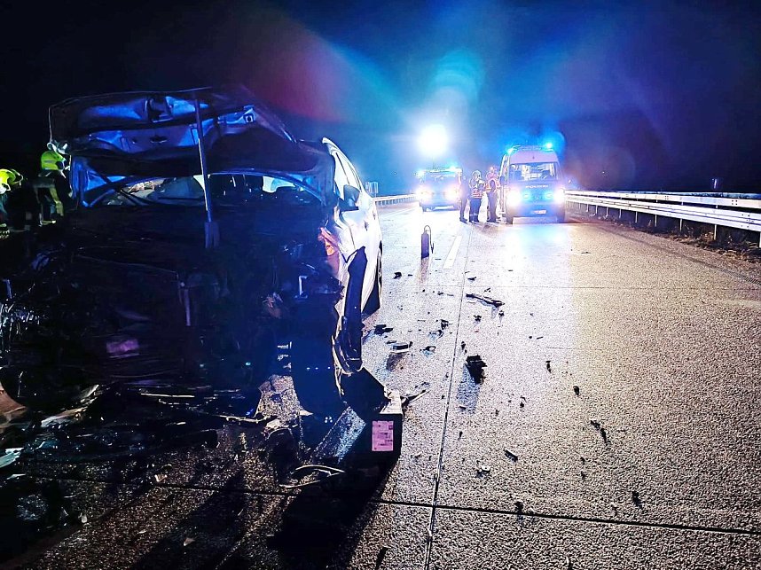 Autobahnunfall gestern Abend