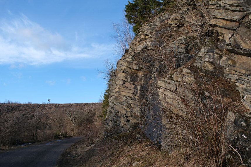Peter Blei unterwegs an der Hasselvorsperre