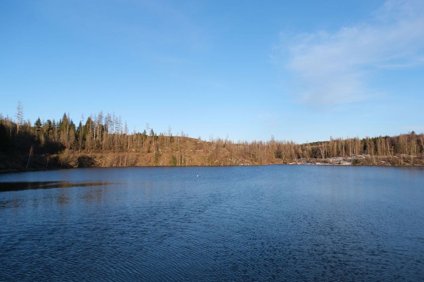 Peter Blei unterwegs an der Hasselvorsperre
