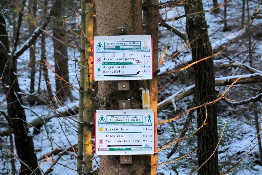 Peter Blei unterwegs an der Hasselvorsperre