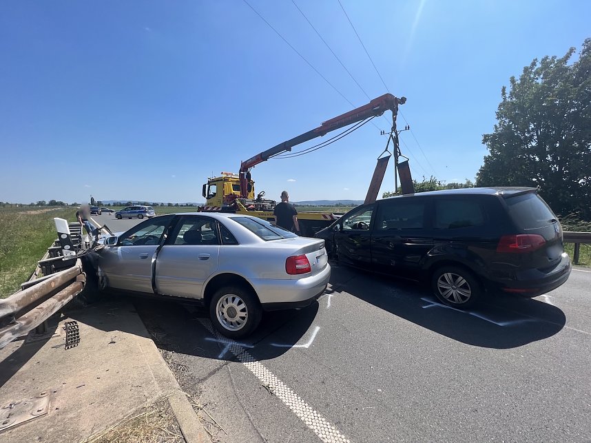 Unfall heute Mittag bei Bielen