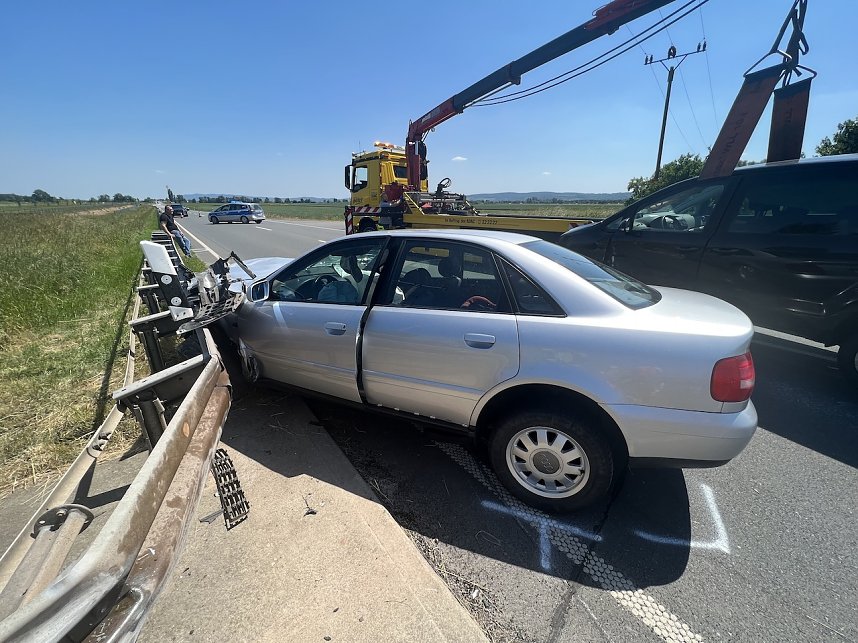 Unfall heute Mittag bei Bielen