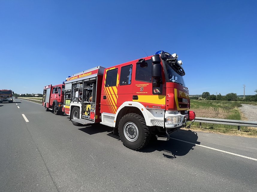 Unfall heute Mittag bei Bielen