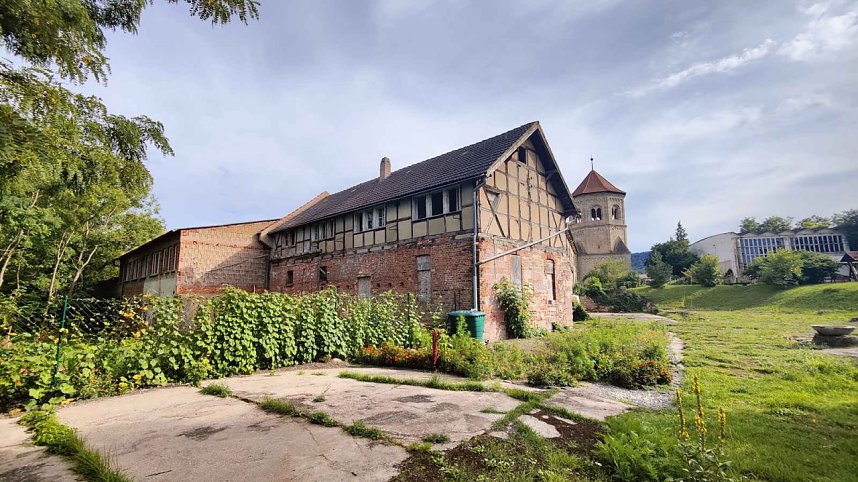 Peter Blei unterwegs im Kloster G&ouml;llingen