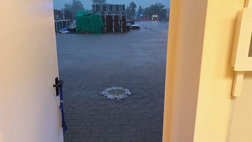 Sch&auml;den der Unwetter gestern und heute Morgen