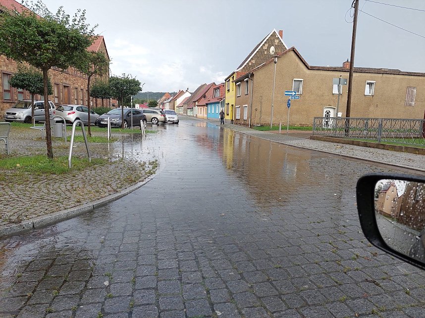 Sch&auml;den der Unwetter gestern und heute Morgen