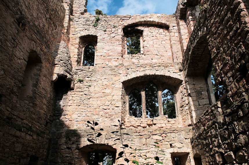 Peter Blei unterwegs auf der Sachsenburg