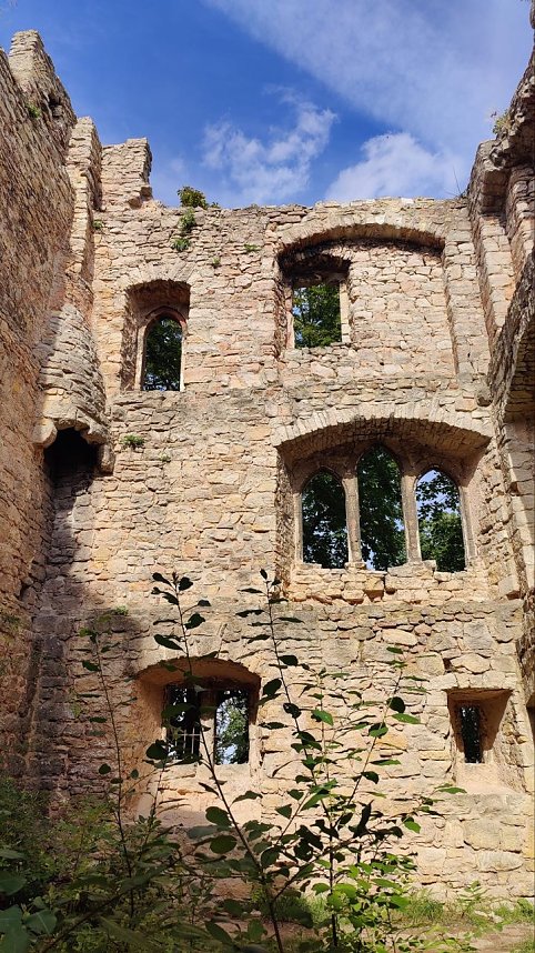 Peter Blei unterwegs auf der Sachsenburg