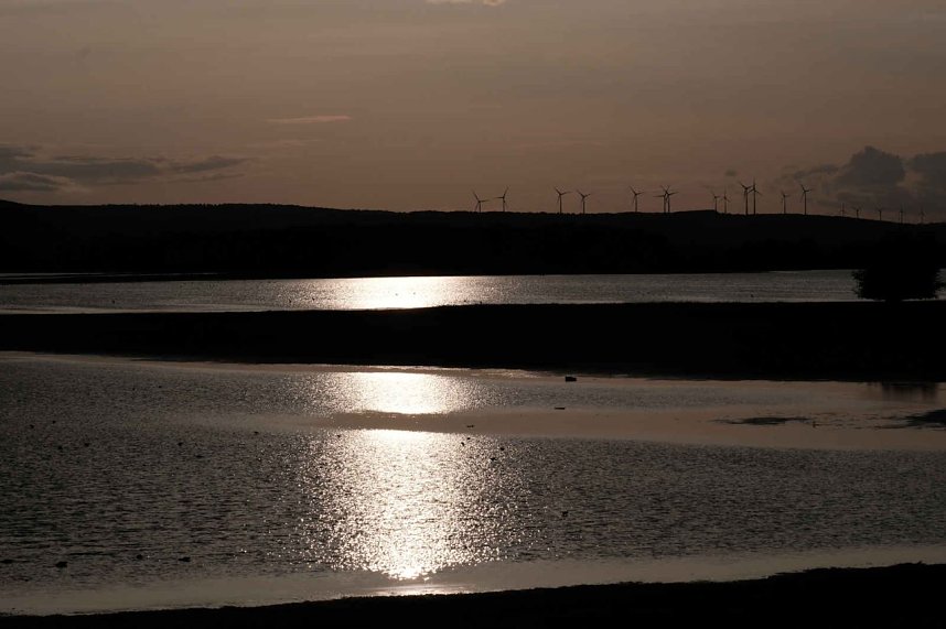 Peter Blei am neuen Aussichtsturm bei Kelbra