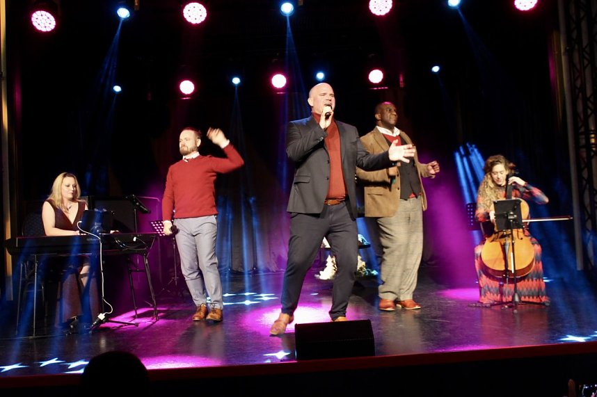 Weihnachtskonzert im Stocksen in Sondershausen mit dem Tenortrio Fellas