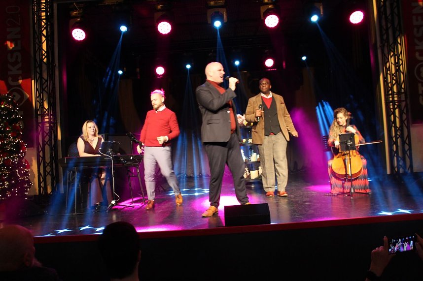 Weihnachtskonzert im Stocksen in Sondershausen mit dem Tenortrio Fellas