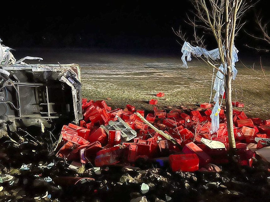 Schwerer Unfall auf der A38 bei Wallhausen