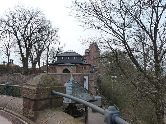 Henriette pickt am Kyffh&auml;user