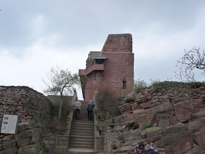 Henriette pickt am Kyffh&auml;user