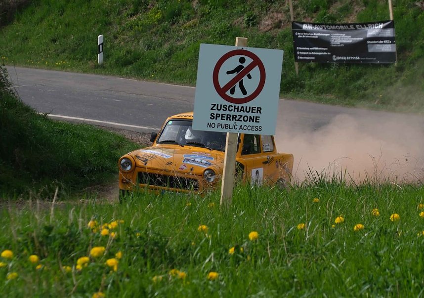 Roland Rallye gestern vor den Toren Nordhausens