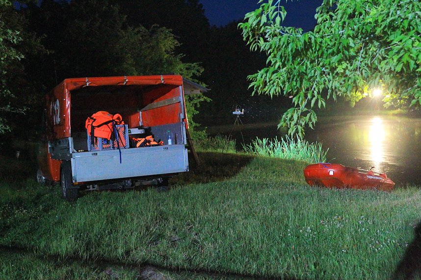 Suchaktion am Gro&szlig;enehricher Stau