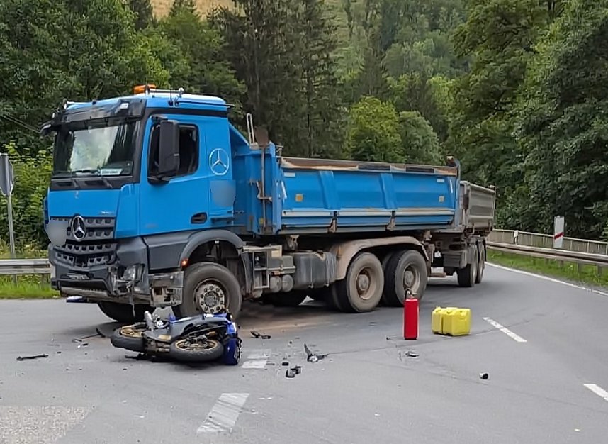 Unfall auf der B81