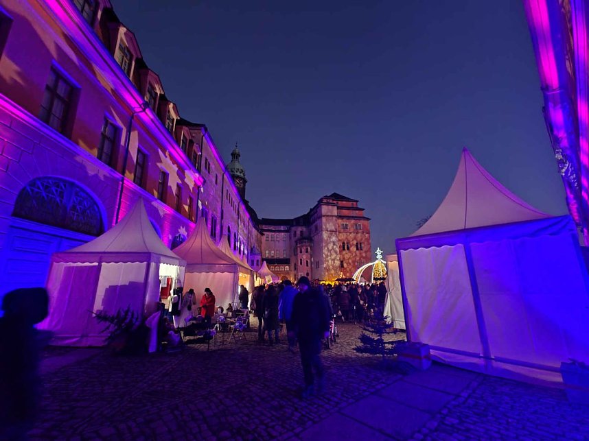 Peter unterwegs auf der Schlossweihnacht in Sondershausen