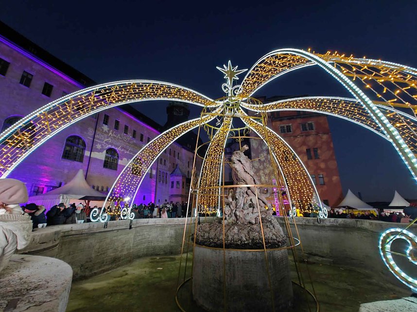 Peter unterwegs auf der Schlossweihnacht in Sondershausen