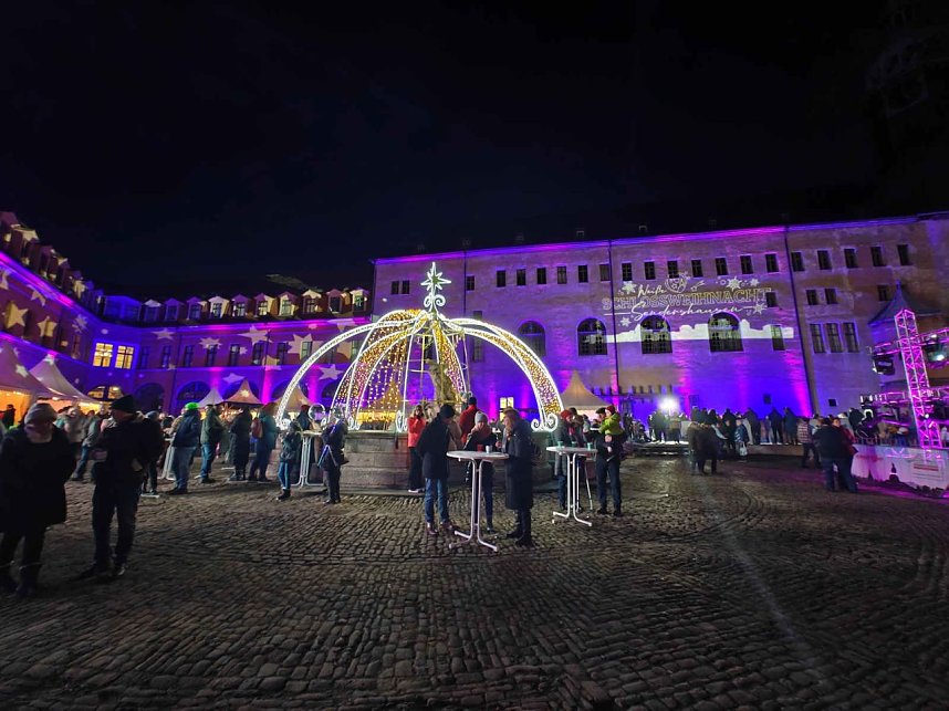 Peter unterwegs auf der Schlossweihnacht in Sondershausen