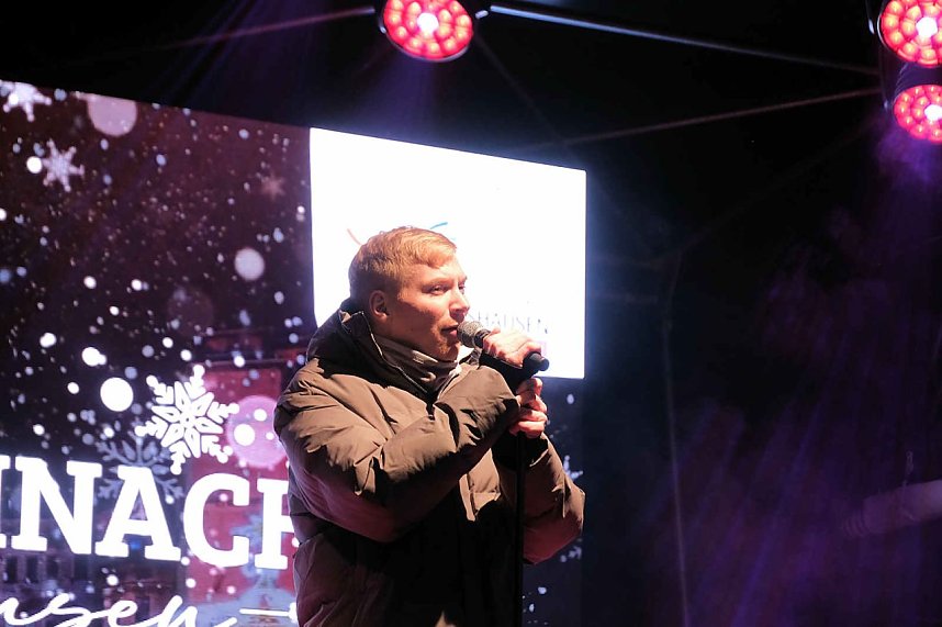 Peter unterwegs auf der Schlossweihnacht in Sondershausen