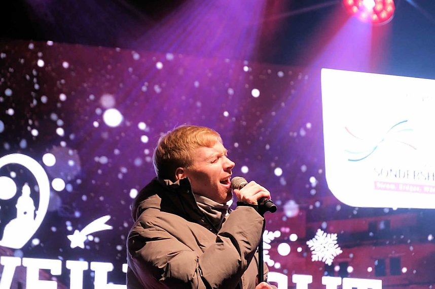 Peter unterwegs auf der Schlossweihnacht in Sondershausen