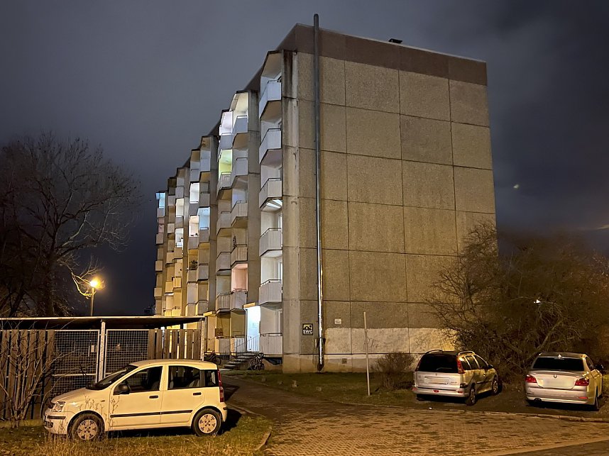 Fenstersturz gestern Abend in Nordhausen