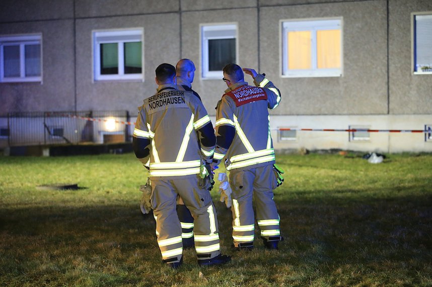 Fenstersturz gestern Abend in Nordhausen