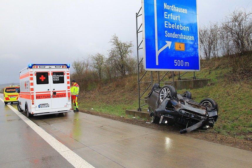 Unfall auf der A38 heute Nachmittag
